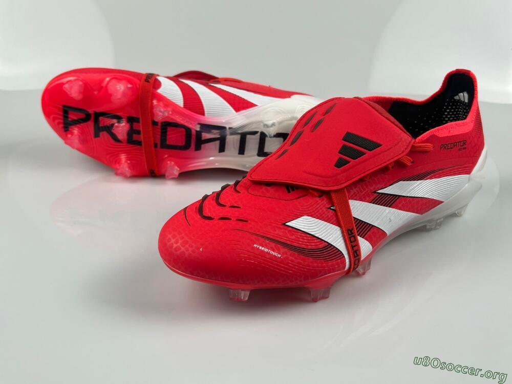 Adidas Predator Elite Foldover Tongue 2025 Pure Victory FG Football Boots - Lucid Red/White/Black