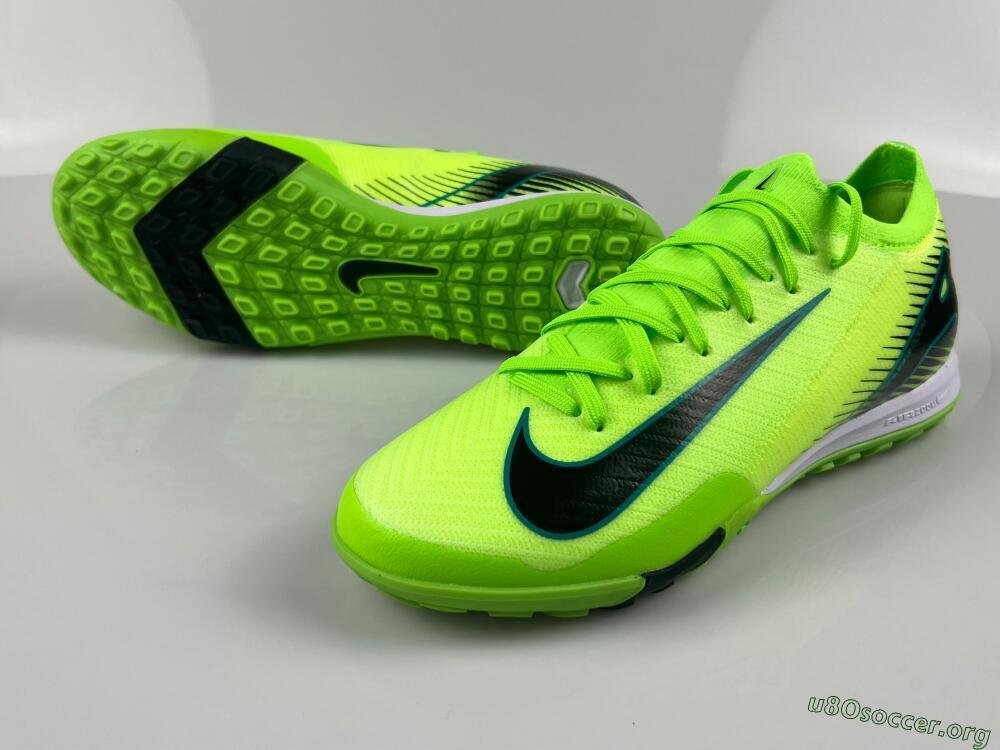 Nike Air Zoom Mercurial Vapor 16 Elite TF Football Shoes - Green/Black/Blue