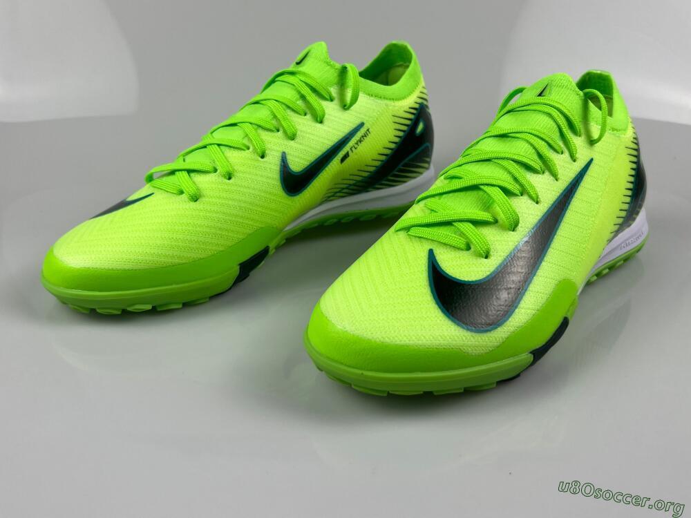 Nike Air Zoom Mercurial Vapor 16 Elite TF Football Shoes - Green/Black/Blue