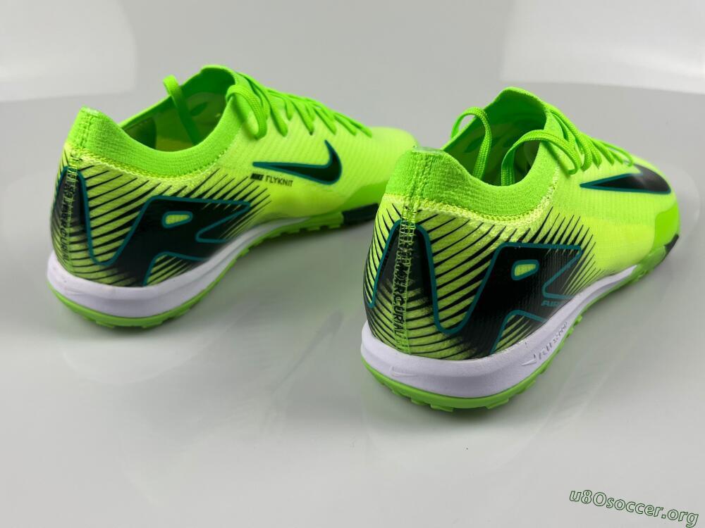Nike Air Zoom Mercurial Vapor 16 Elite TF Football Shoes - Green/Black/Blue