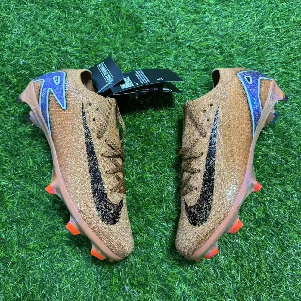 Nike Air Zoom Mercurial Vapor 16 Elite FG Football Boots - Gold/Blue/White
