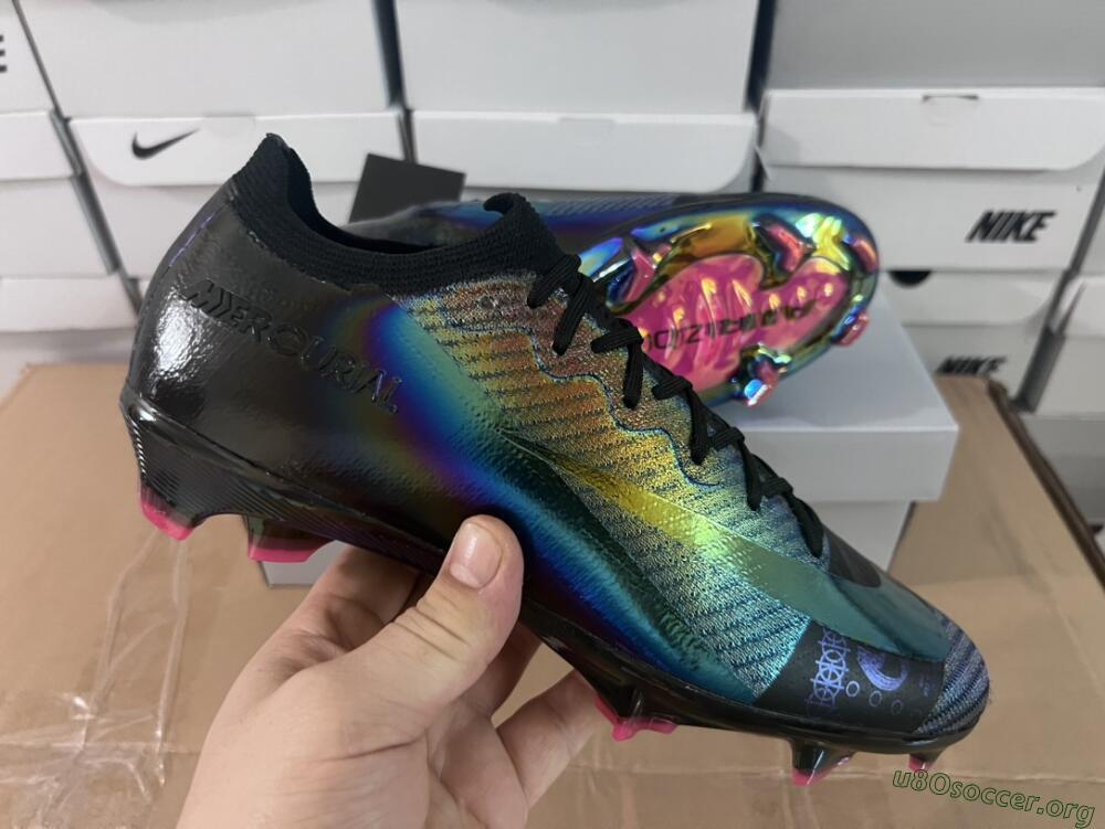 Nike Air Zoom Mercurial Vapor 15 Elite FG Football Boots - Blue/Black/Gold
