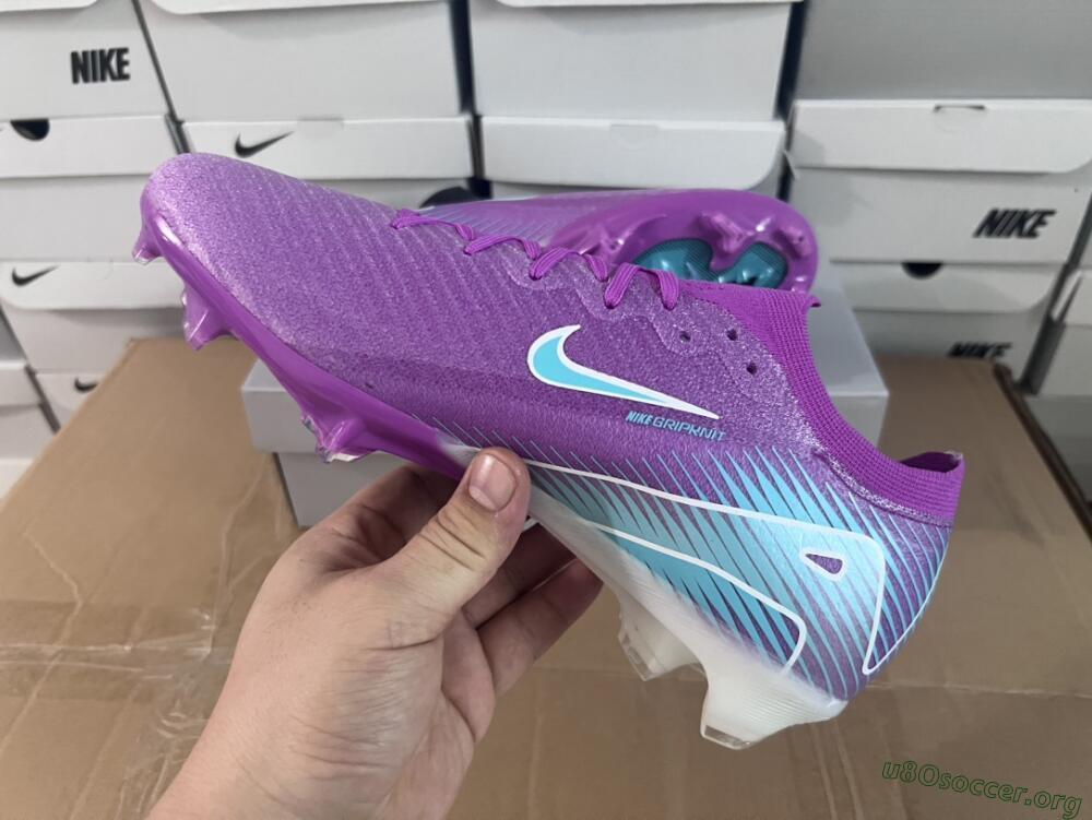 Nike Air Zoom Mercurial Vapor 16 Elite FG Football Boots - Purple/Mint