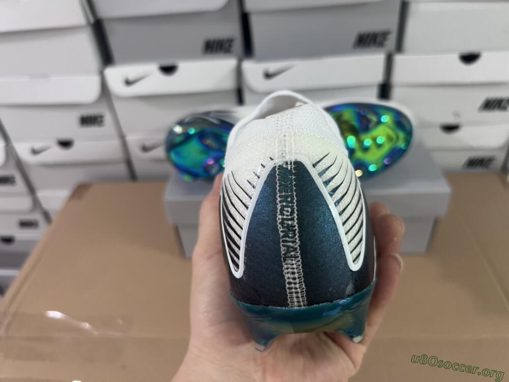 Nike Air Zoom Mercurial Vapor 16 Elite FG Football Boots - White/Blue/Gold