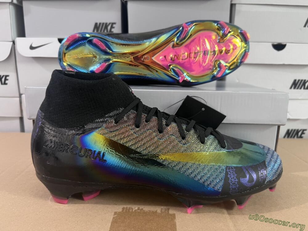 Nike Air Zoom Mercurial Superfly 9 Elite FG Football Boots - Metal Blue/Black