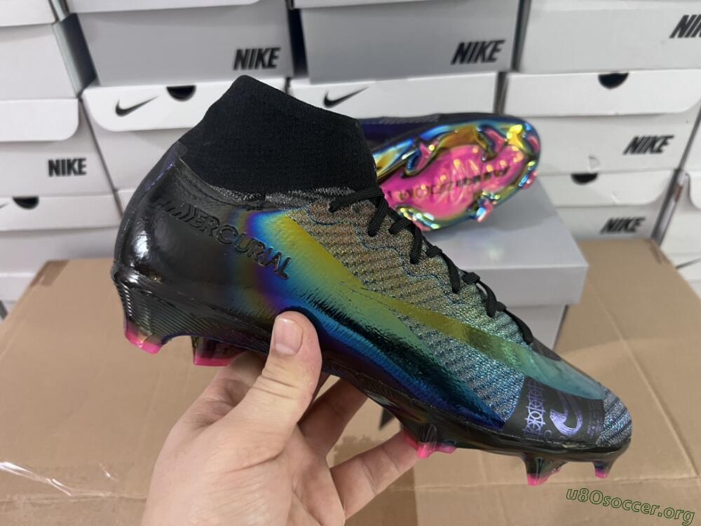 Nike Air Zoom Mercurial Superfly 9 Elite FG Football Boots - Metal Blue/Black