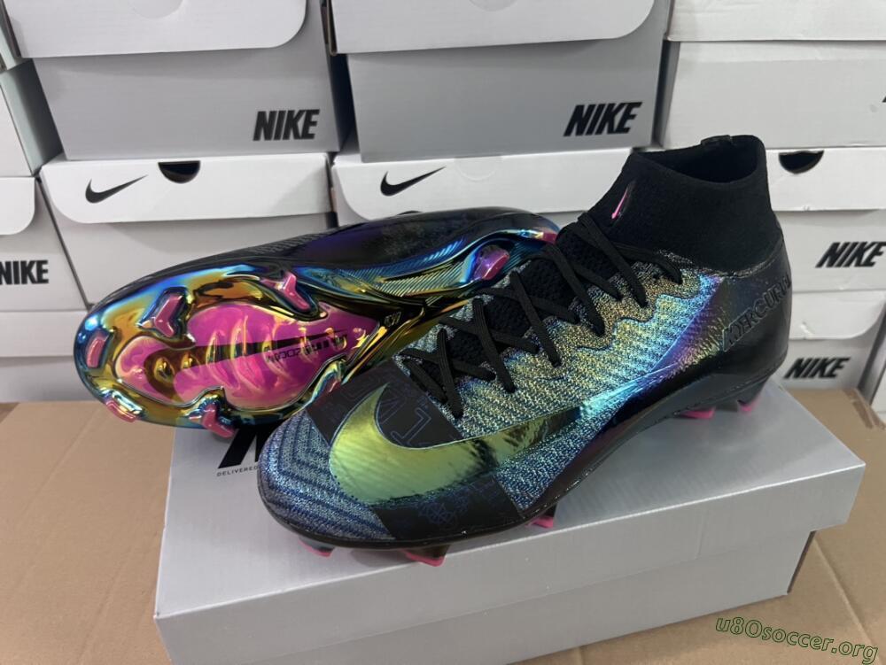 Nike Air Zoom Mercurial Superfly 9 Elite FG Football Boots - Metal Blue/Black