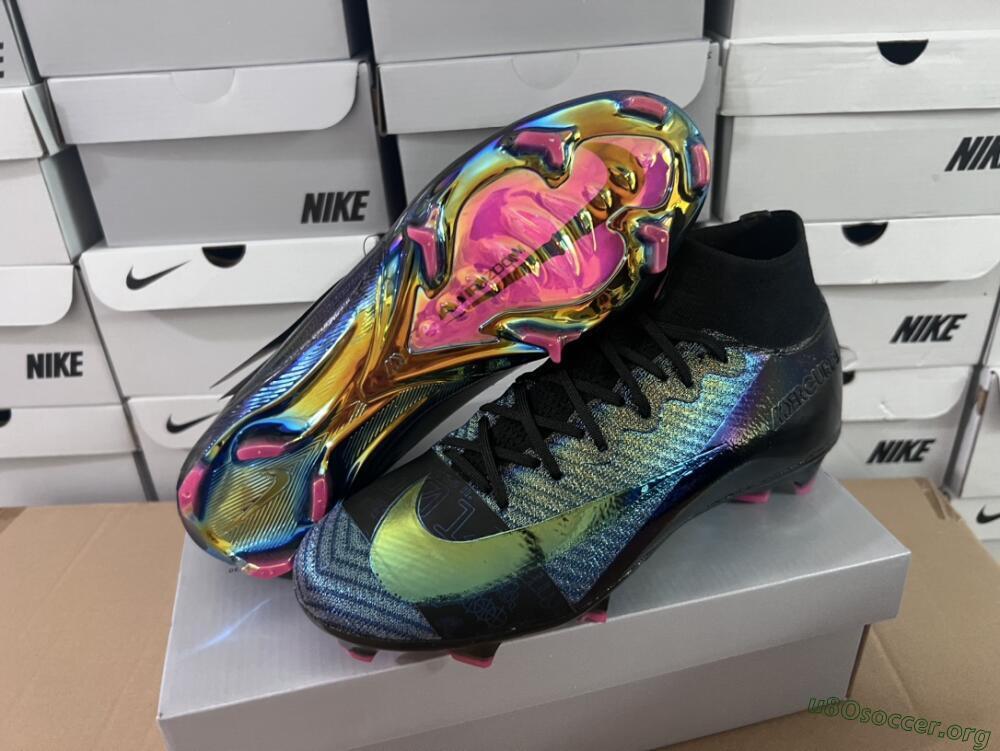 Nike Air Zoom Mercurial Superfly 9 Elite FG Football Boots - Metal Blue/Black