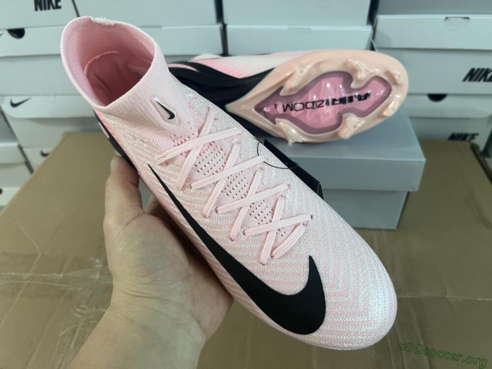 Nike Air Zoom Mercurial Superfly 10 Elite FG Football Boots - Pink/White/Black