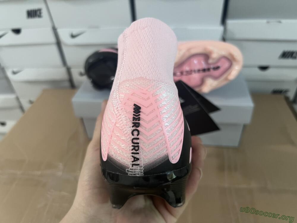 Nike Air Zoom Mercurial Superfly 10 Elite FG Football Boots - Pink/White/Black