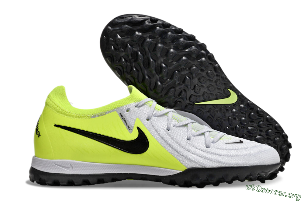 Nike Phantom Luna Elite TF Football Shoes - Grey/Yellow/Black 2