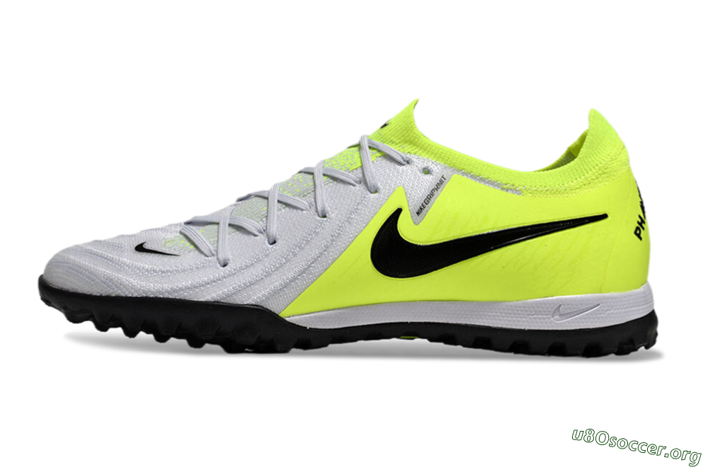 Nike Phantom Luna Elite TF Football Shoes - Grey/Yellow/Black 3