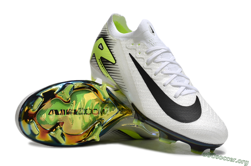 Nike Air Zoom Mercurial Vapor 16 Elite FG Football Boots - White/Black/Yellow 0
