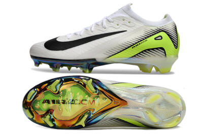 Nike Air Zoom Mercurial Vapor 16 Elite FG Football Boots - White/Black/Yellow