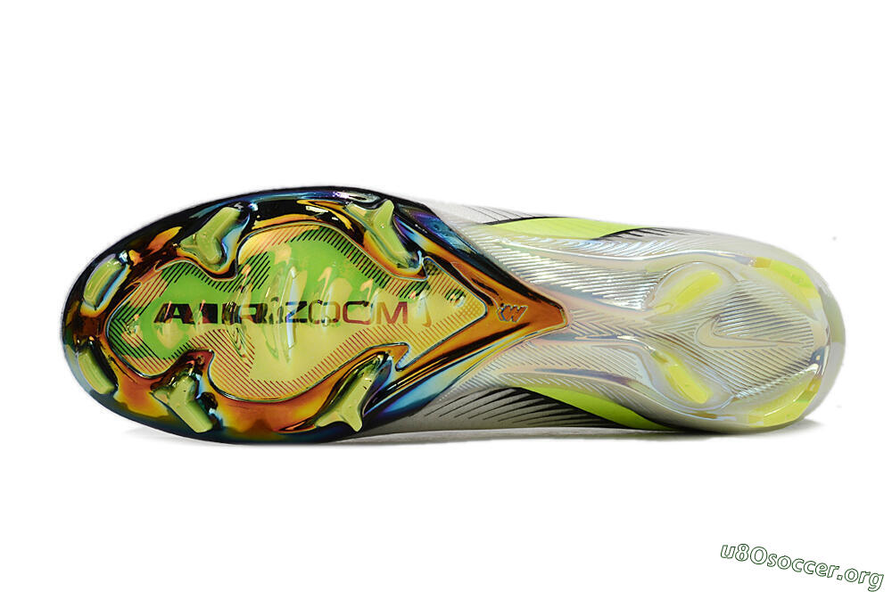 Nike Air Zoom Mercurial Vapor 16 Elite FG Football Boots - White/Black/Yellow 6