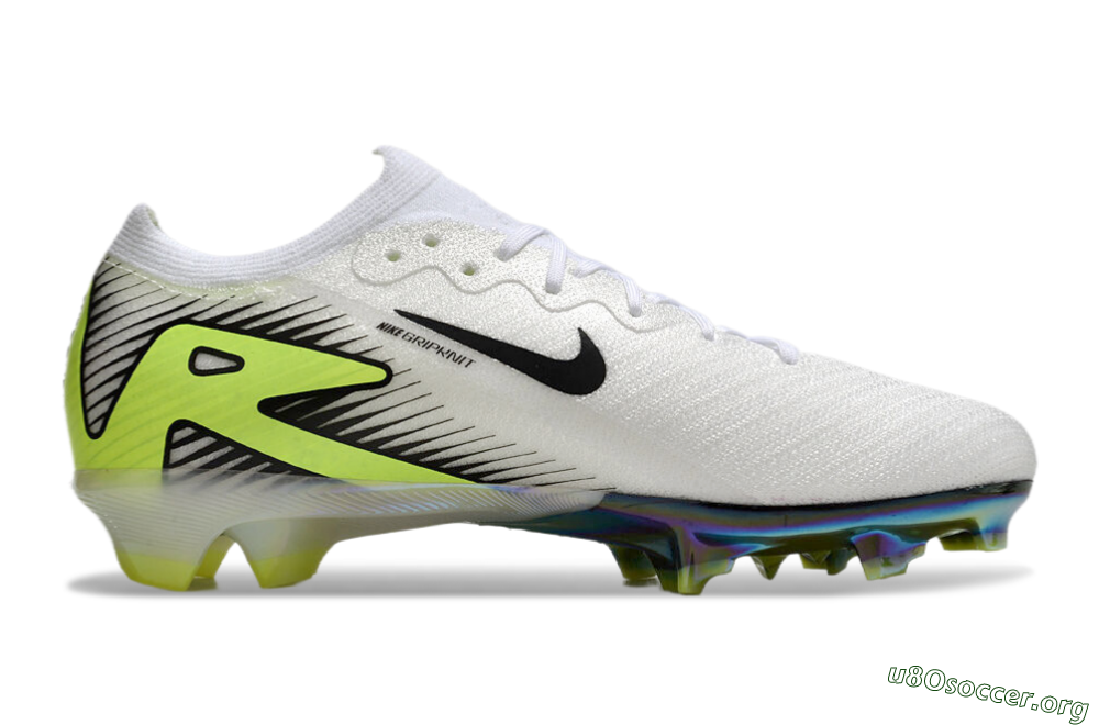 Nike Air Zoom Mercurial Vapor 16 Elite FG Football Boots - White/Black/Yellow 7