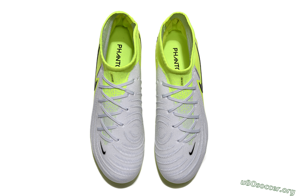 Nike Phantom Luna Elite AG Football Boots - Grey/Yellow/Black 4