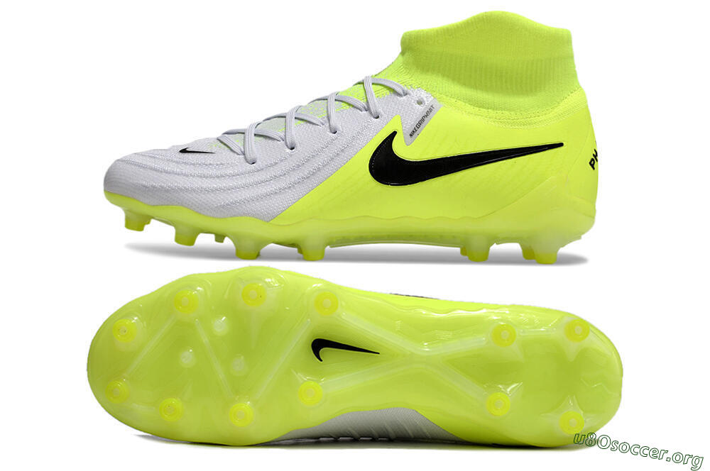 Nike Phantom Luna Elite AG Football Boots - Grey/Yellow/Black 1
