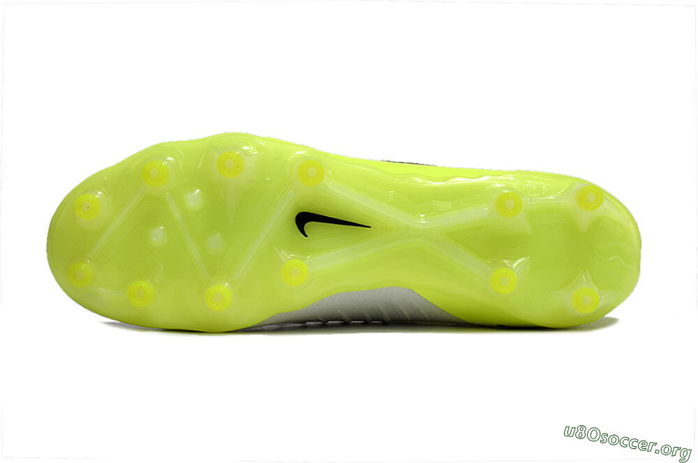 Nike Phantom Luna Elite AG Football Boots - Grey/Yellow/Black 6