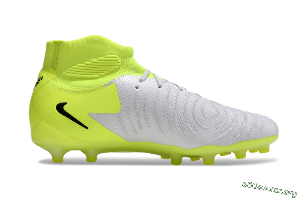 Nike Phantom Luna Elite AG Football Boots - Grey/Yellow/Black 7