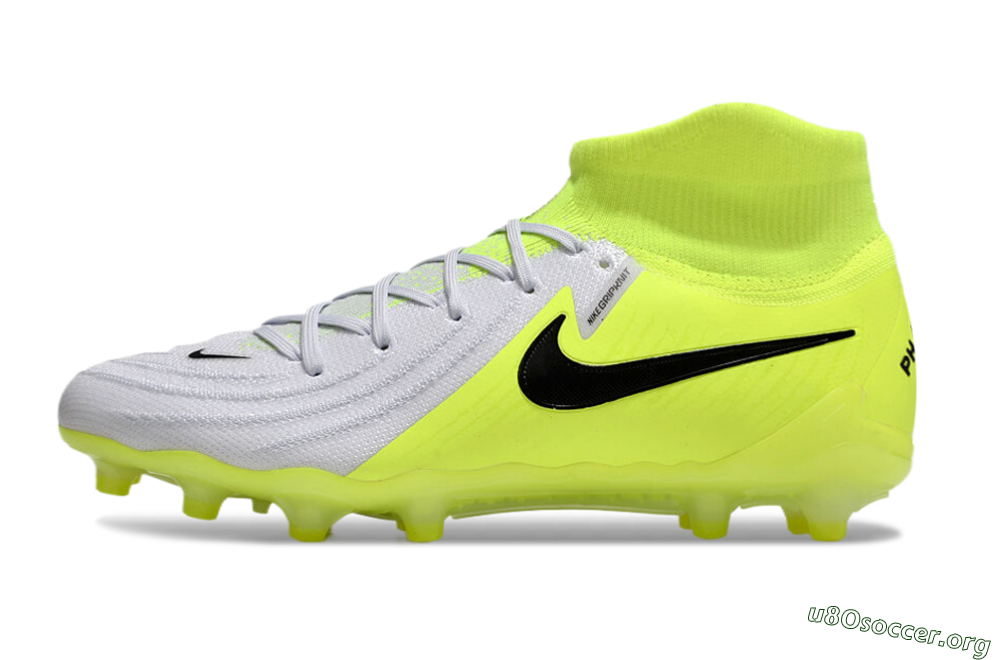Nike Phantom Luna Elite AG Football Boots - Grey/Yellow/Black 3