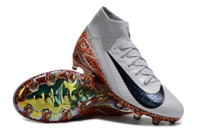 Nike Air Zoom Mercurial Superfly 10 Elite AG Football Boots - Grey/White/Leopard