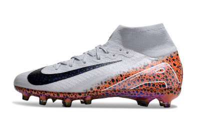 Nike Air Zoom Mercurial Superfly 10 Elite AG Football Boots - Grey/White/Leopard