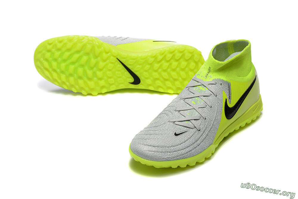 Nike Phantom Luna Elite TF Football Shoes - Grey/Yellow/Black 0