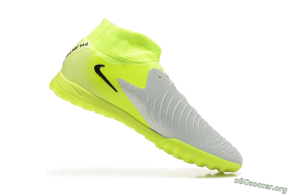 Nike Phantom Luna Elite TF Football Shoes - Grey/Yellow/Black 7