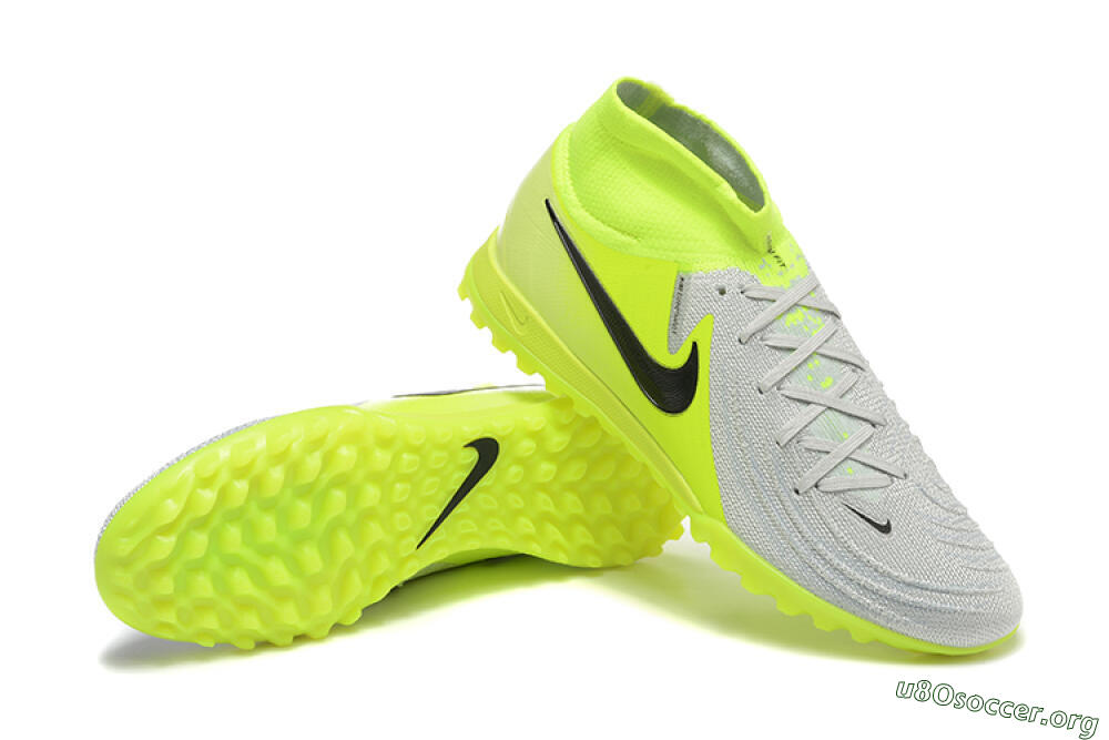 Nike Phantom Luna Elite TF Football Shoes - Grey/Yellow/Black 4