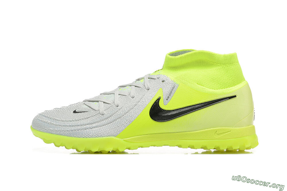 Nike Phantom Luna Elite TF Football Shoes - Grey/Yellow/Black 3