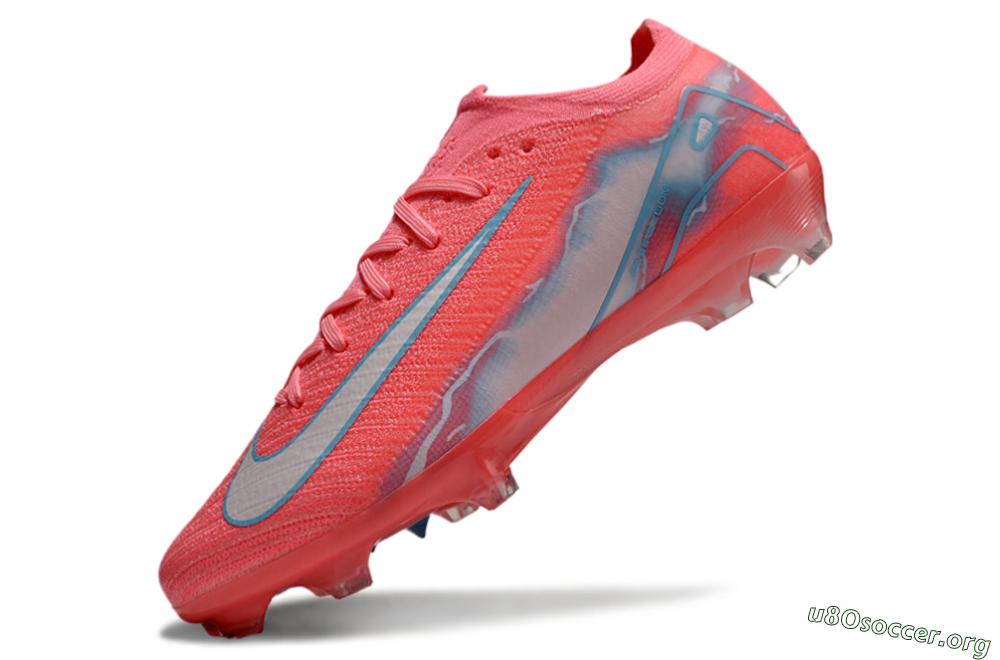 Nike Air Zoom Mercurial Vapor 16 Elite FG Football Boots - Red/Silver/Blue 5