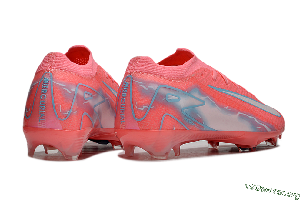 Nike Air Zoom Mercurial Vapor 16 Elite FG Football Boots - Red/Silver/Blue 6