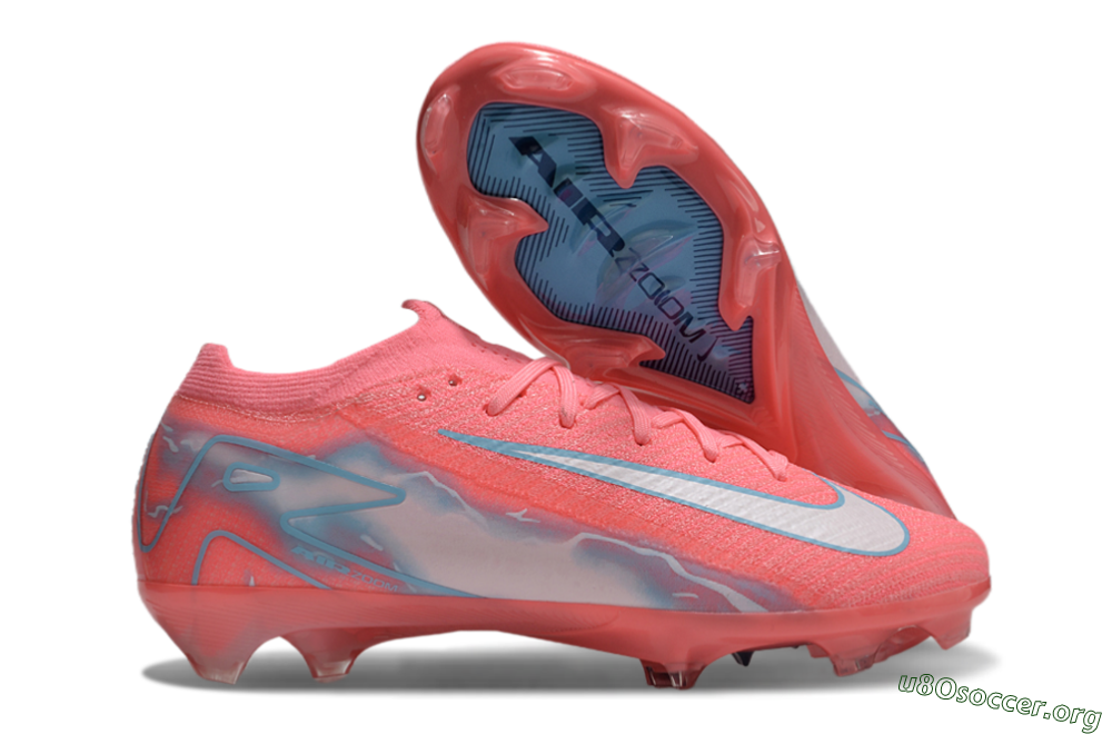 Nike Air Zoom Mercurial Vapor 16 Elite FG Football Boots - Red/Silver/Blue 2