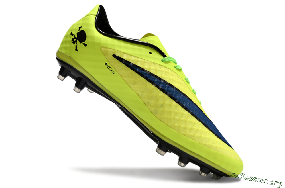 Nike Hypervenom Phantom FG Football Boots - Yellow/Blue/Black 4