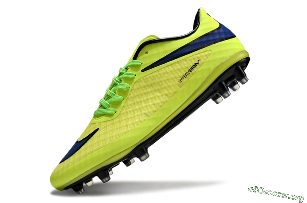 Nike Hypervenom Phantom FG Football Boots - Yellow/Blue/Black 5