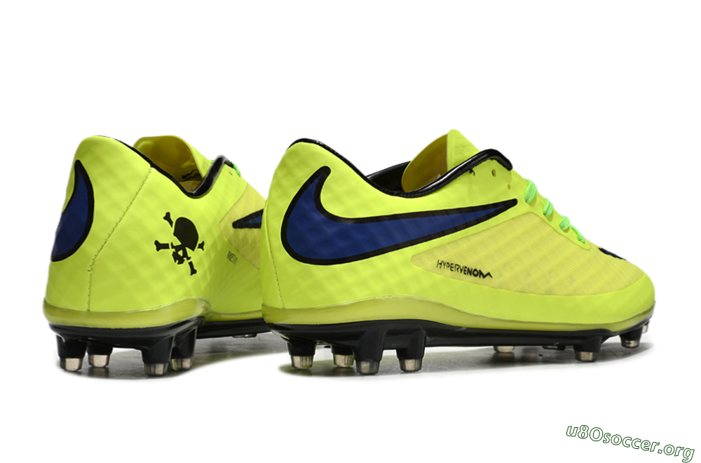 Nike Hypervenom Phantom FG Football Boots - Yellow/Blue/Black 6
