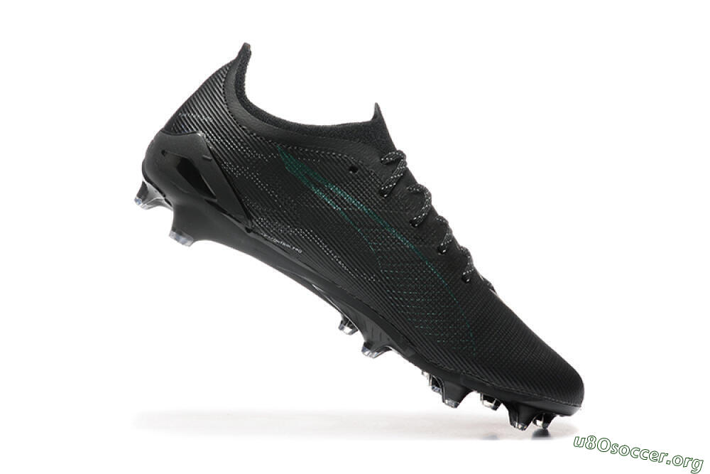 Puma Ultra 5 Ultimate FG Football Boots - Black/Jade/White 7