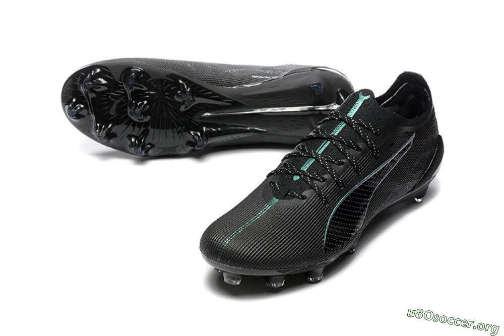 Puma Ultra 5 Ultimate FG Football Boots - Black/Jade/White 0