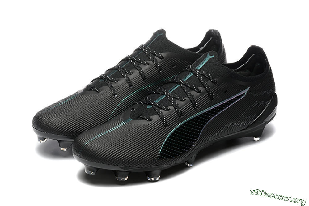 Puma Ultra 5 Ultimate FG Football Boots - Black/Jade/White 5