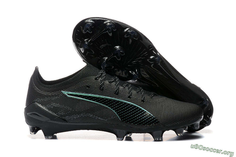 Puma Ultra 5 Ultimate FG Football Boots - Black/Jade/White 2
