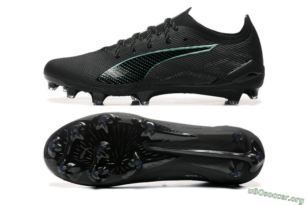 Puma Ultra 5 Ultimate FG Football Boots - Black/Jade/White 1