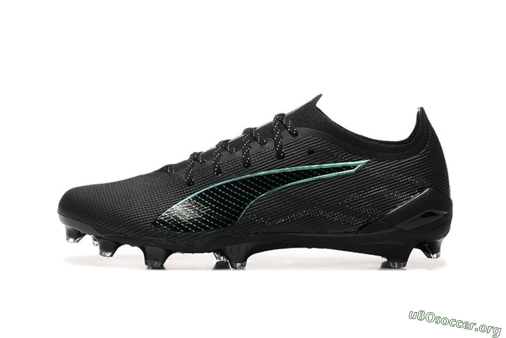 Puma Ultra 5 Ultimate FG Football Boots - Black/Jade/White 3