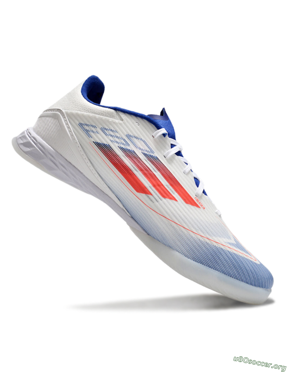 Adidas F50 Elite IC Football Shoes - Blue/White/Red 4