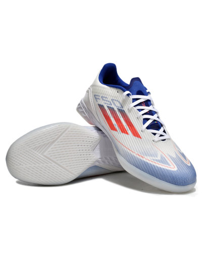 Adidas F50 Elite IC Football Shoes - Blue/White/Red