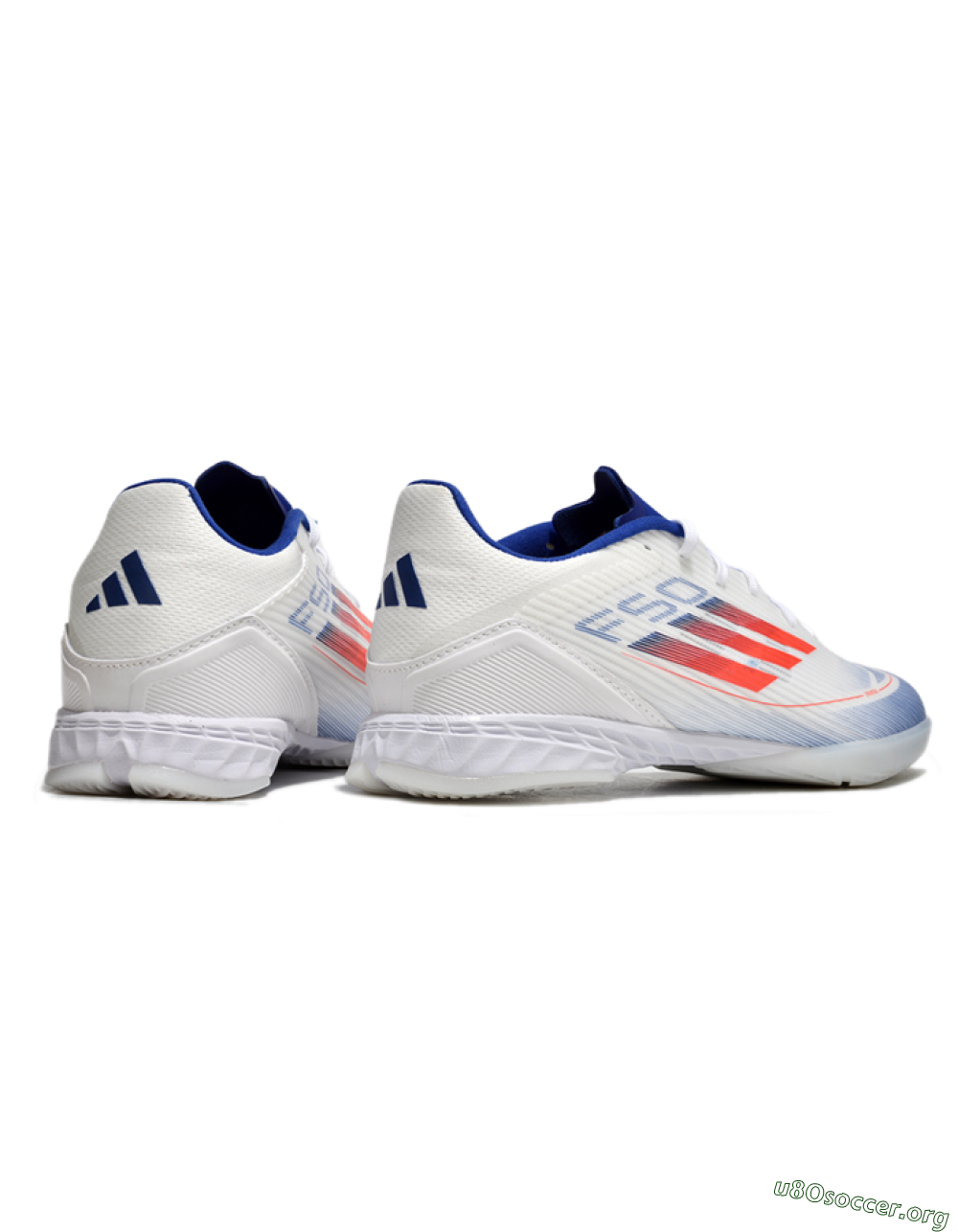 Adidas F50 Elite IC Football Shoes - Blue/White/Red 6