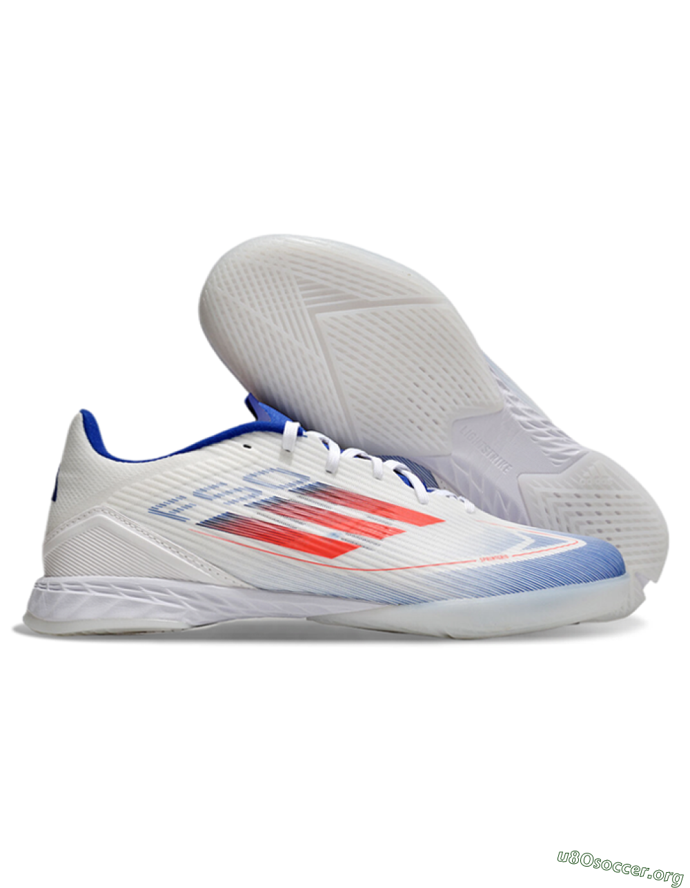 Adidas F50 Elite IC Football Shoes - Blue/White/Red 2