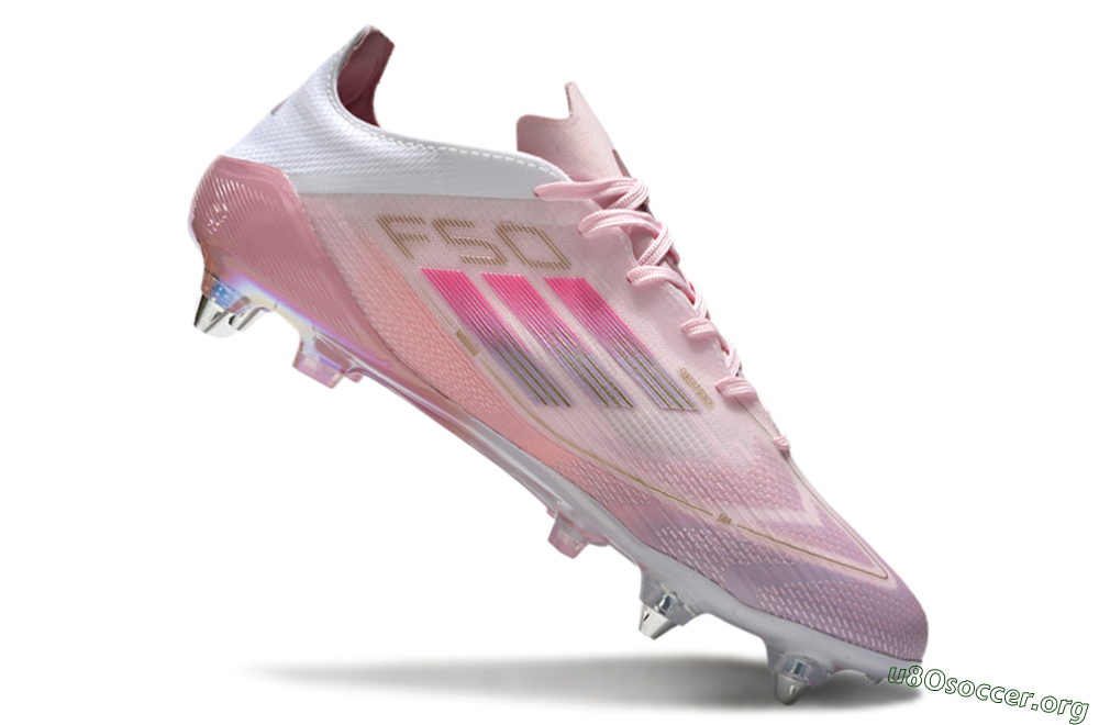 Adidas F50 Elite 304 SG Football Boots - Pink/Gold/White 4