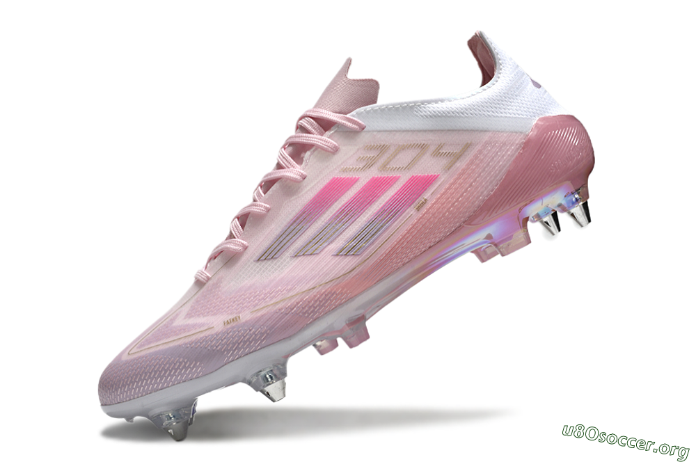 Adidas F50 Elite 304 SG Football Boots - Pink/Gold/White 5