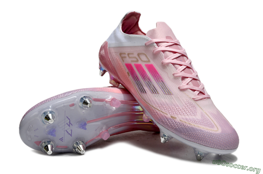 Adidas F50 Elite 304 SG Football Boots - Pink/Gold/White 0